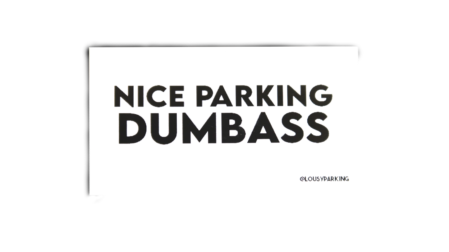 Bad Parking Cards (Pack of 50 cards)